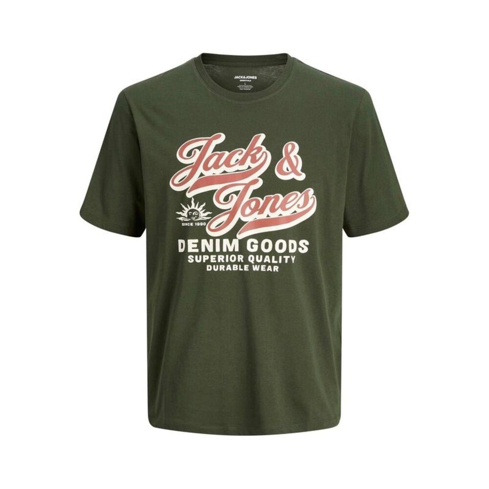 Jack And Jones Mens Colour Logo Plus T-Shirt / Duffle Bag